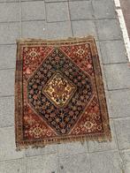 VINTAGE Perzisch Tapijt Qashqai 152x128 cm Antique, Gebruikt, Na, Wol, Ophalen of Verzenden