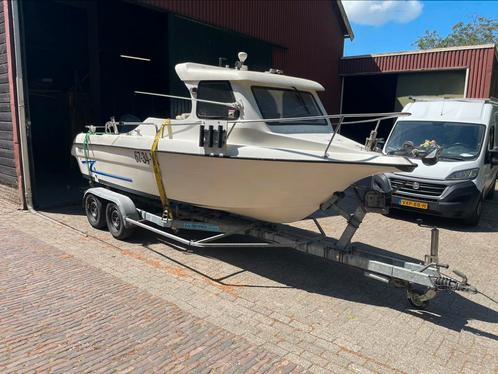 Sanita 600 carbin, Watersport en Boten, Vis- en Consoleboten, 70 pk of meer, 3 tot 6 meter, Benzine, Buitenboordmotor, Polyester
