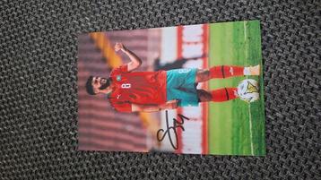 Foto met originele handtekening; Ismael Saibari #4 PSV beschikbaar voor biedingen
