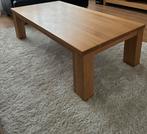Luxe Massief Eikenhouten Salontafel, Huis en Inrichting, Tafels | Salontafels, Ophalen, 100 tot 150 cm, Eikenhout, 50 tot 100 cm