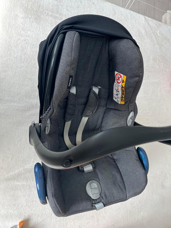 Maxi-Cosi met FamilyFix, spiegel & voetenzak, Kinderen en Baby's, Autostoeltjes, Gebruikt, Maxi-Cosi, Isofix, Ophalen