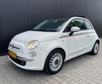 Nette Fiat 500 1.2 4cil. Automaat 2008 - Pano - Airco - APK, Stof, 4 cilinders, Wit, Origineel Nederlands