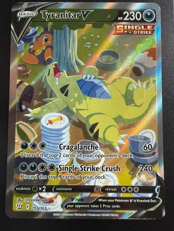 Tyranitar V 155/163 - Battle Styles beschikbaar voor biedingen