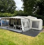 Hobby caravan 500 KMFE, 2007, airco, mover, stapelbed., Caravans en Kamperen, Caravans, 90 kg, Hobby, Frans bed, 7 tot 8 meter