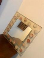 Spiegel 50x50 met Schelpen in Epoxy, Huis en Inrichting, Woonaccessoires | Spiegels, Vierkant, Nieuw, Ophalen of Verzenden, Minder dan 100 cm
