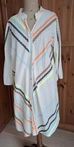 Supergave boho linnen katoen jurk, Maat 38/40 (M), Overige kleuren, Ophalen of Verzenden, Zo goed als nieuw