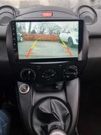 Mazda 2,airco,5 deurs lpg,trekhaak achteruitrij camera., Auto's, Mazda, Voorwielaandrijving, 74 pk, Zwart, 4 cilinders