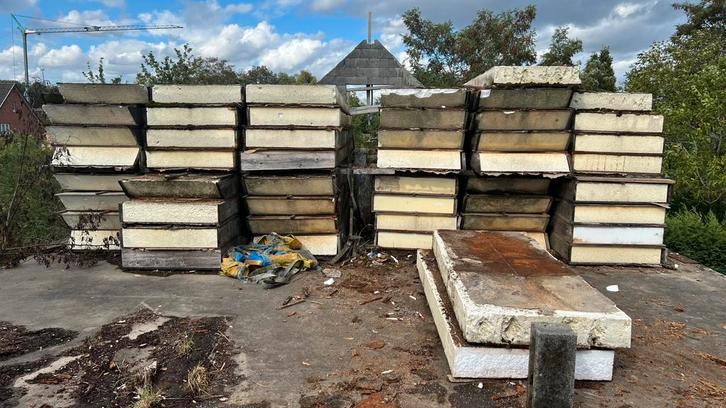 Gratis 250m2 isolatie - 19cm dik, Doe-het-zelf en Verbouw, Isolatie en Afdichting, Gebruikt, Piepschuim (Tempex), 12 cm of meer