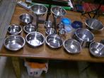 Partij honden drink - en voederbakken 15 stuks, Ophalen, Gebruikt