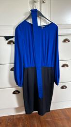 Ladress jurk maat xs blauw/ paars met zwarte rok, Maat 34 (XS) of kleiner, Blauw, Knielengte, Ophalen of Verzenden