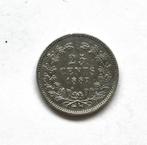 25 cent 1887 bijl ster koning Willem 3 ZFR, Postzegels en Munten, Munten | Nederland, Koning Willem III, Zilver, 25 cent, Ophalen of Verzenden