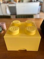 Lego opbergdoos - Licht geel, Kinderen en Baby's, Speelgoed | Duplo en Lego, Ophalen of Verzenden, Zo goed als nieuw