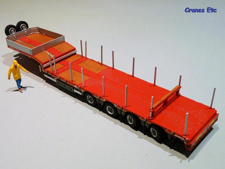 [GEZOCHT] Nooteboom 4-as OSDS semi trailer [WSI - 1:50], Hobby en Vrije tijd, Modelauto's | 1:50, Zo goed als nieuw, Bus of Vrachtwagen