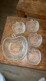 Appelschalen glazen set, Antiek en Kunst, Ophalen of Verzenden