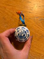 Delfts blauwe kerstbal met molen, Diversen, Kerst, Ophalen of Verzenden, Zo goed als nieuw
