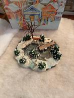 Dickensville vijver voor kerstdorp 20 x 16 cm, Diversen, Ophalen of Verzenden