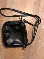 Zwart leren tasje Amsterdam cowboys, Ophalen of Verzenden, Zo goed als nieuw, Zwart