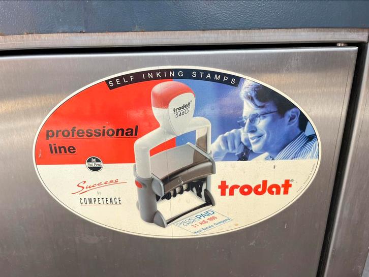 trodat Stempelautomaat, Hobby en Vrije tijd, Elektronica-componenten, Gebruikt, Ophalen
