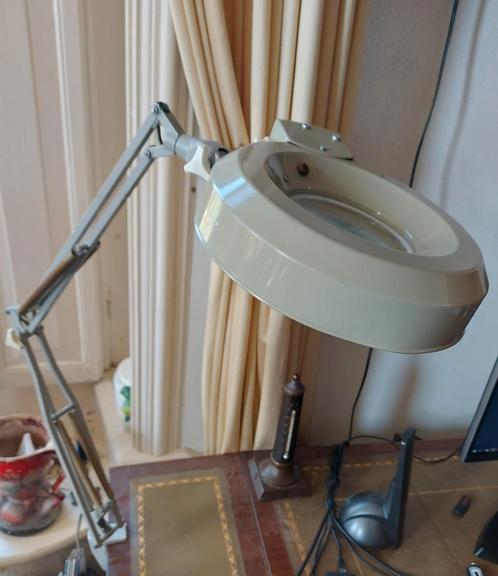 Femo vintage loeplamp - industriëel, Hobby en Vrije tijd, Vergrootglazen, Loepen en Loeplampen, Gebruikt, Loeplamp, Ophalen of Verzenden
