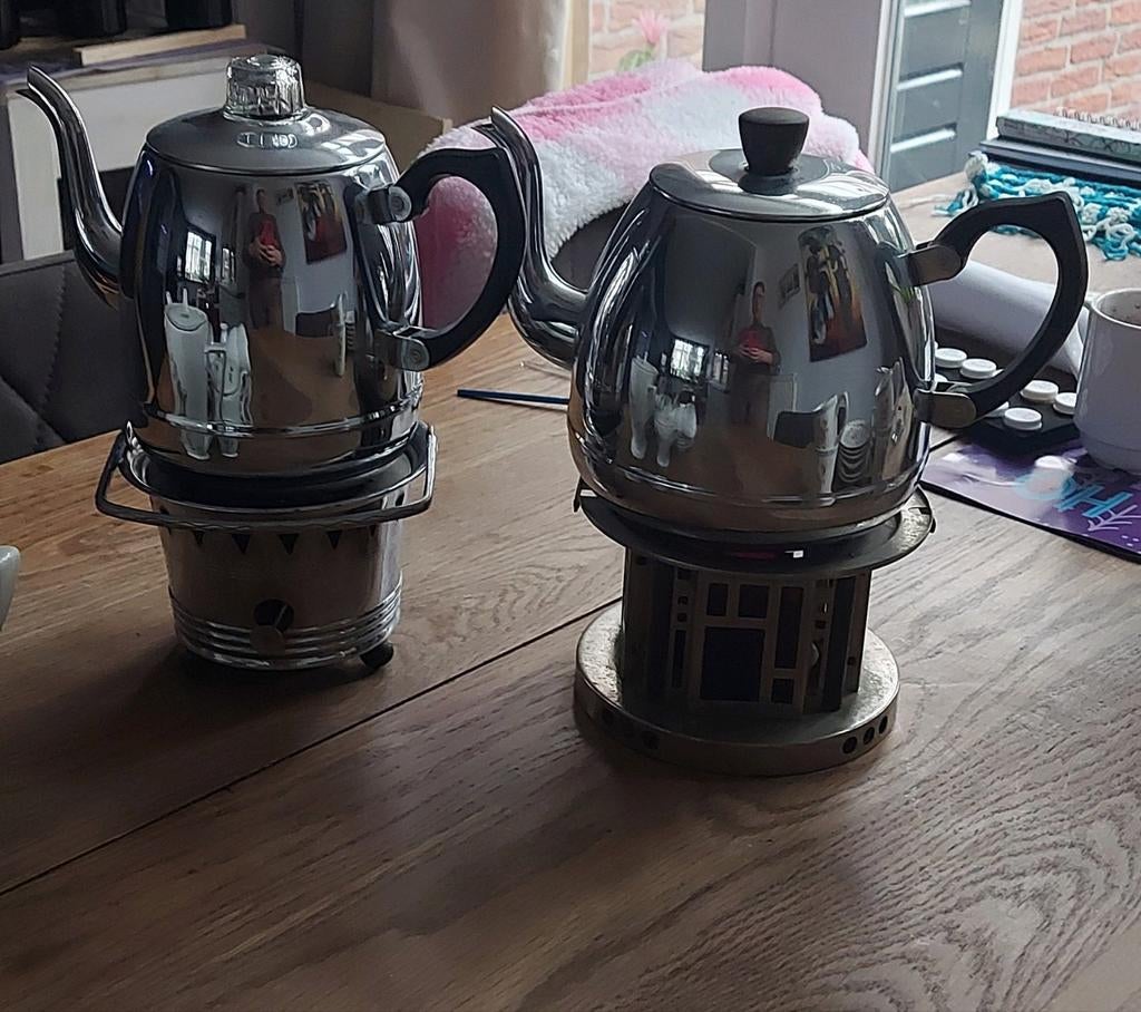 Theelicht met Bredemeijer pot, Antiek en Kunst, Ophalen