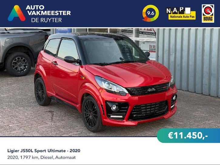 Ligier Brommobiel JS50 L Sport Ultimate | Airco| Stuurbekrac, Diversen, Brommobielen en Scootmobielen, Gebruikt, Ligier