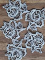 5 vintage kanten applicaties, Ophalen of Verzenden, Nieuw, Kant