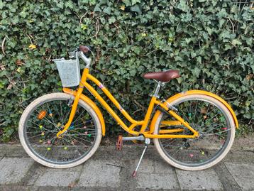 Gele Kinderfiets 24 inch - Goede staat!