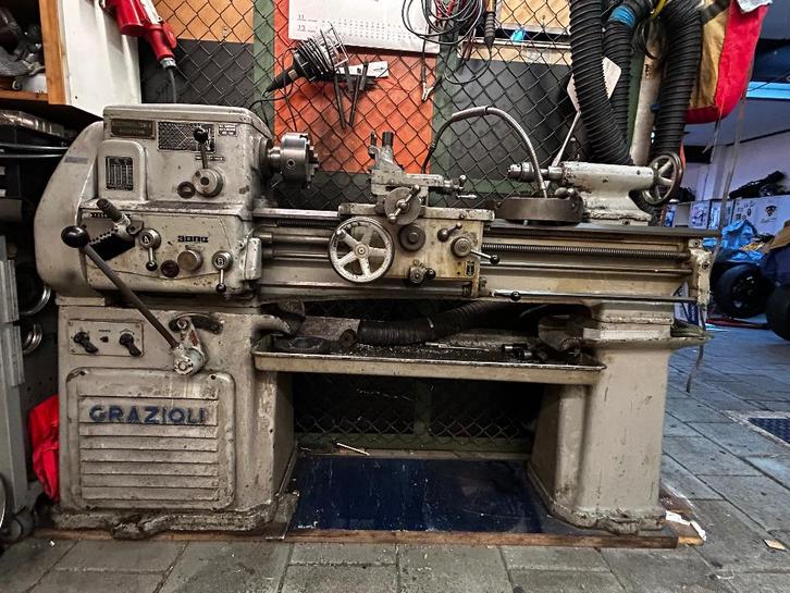 Te koop: een Grazioli Fortuna precisiedraaibank draaibank, Doe-het-zelf en Verbouw, Draaibanken, Gebruikt, Metaaldraaibank, Ophalen