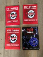 Drum Log(Block) Boeken + Real Time Drums met CD, Overige genres, Drums of Percussie, Les of Cursus, Ophalen of Verzenden