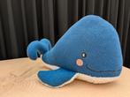 Prachtige walvis knuffel Hema blauw!, Ophalen of Verzenden, Zo goed als nieuw, Overige typen