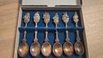 6 historische schepen verzilverd lepeltjes set!., Antiek en Kunst, Antiek | Bestek, Ophalen of Verzenden