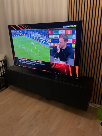 Besta ikea tv meubel zwart - afbeelding 1