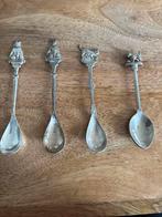 Vintage Poezen Lepeltjes - Set van 4, Antiek en Kunst, Ophalen of Verzenden
