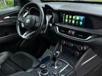 Alfa Romeo Stelvio 2.9 V6 AWD Quadrifoglio - APPLE CARPLAY -, Auto's, Automaat, Gebruikt, 510 pk, Zwart
