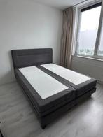 Bed boxspring, Ophalen, Zwart, Tweepersoons, Zo goed als nieuw