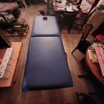 Draagbare Behandeltafel - Ideaal voor Thuis of Onderweg, Huis en Inrichting, Ophalen, Leer, Blauw, Nieuw