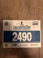 Startbewijs Linschotenloop 21km, Tickets en Kaartjes, Sport | Overige, Eén persoon