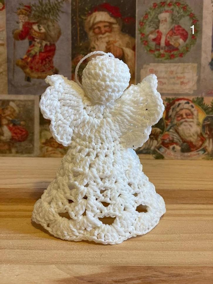 Handgemaakt engel engeltje engeltjes gehaakt crochet, Hobby en Vrije tijd, Breien en Haken, Nieuw, Haken, Overige typen, Ophalen of Verzenden