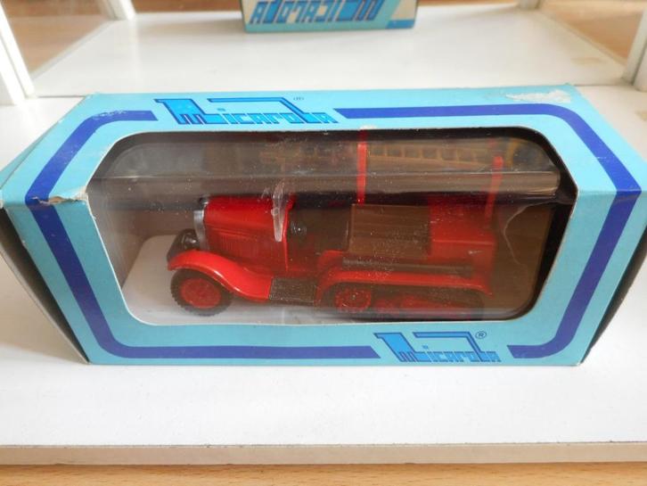 Micarola Citroen M 204 C Brandweer op 1:43 met Doos, Hobby en Vrije tijd, Modelauto's | 1:43, Zo goed als nieuw, Auto, Overige merken
