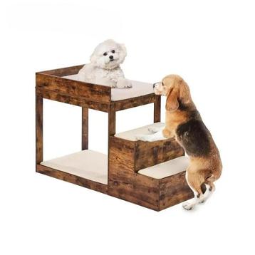 Honden Stapelbed met Trap - 3-Laags Hondenbed beschikbaar voor biedingen