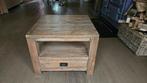 Teak salontafel, Ophalen, 50 tot 100 cm, 50 tot 100 cm, Zo goed als nieuw