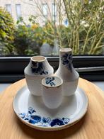 Heinen Delfts Blauw setje Debbie Wijskamp Design, Ophalen, Zo goed als nieuw, Bord(en), Overige stijlen