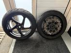 Complete Wielset Honda VFR800 VTEC – Michelin Road 6, Ophalen, Gebruikt