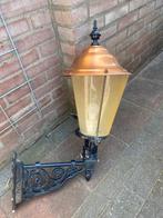 Mooie bavaria buitenlamp met koperen kap, Tuin en Terras, Buitenverlichting, Ophalen of Verzenden, Zo goed als nieuw, 50 tot 250 watt