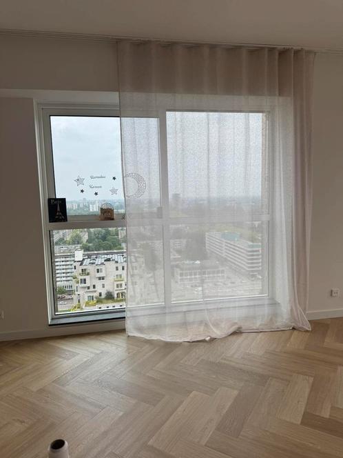 Elegante Transparante Gordijnen 270*300, Huis en Inrichting, Stoffering | Gordijnen en Lamellen, Zo goed als nieuw, 200 cm of meer