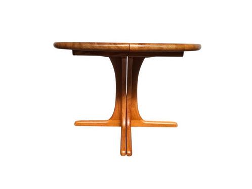 Deense design tafel, vintage teak, XXL, Huis en Inrichting, Tafels | Eettafels, Zo goed als nieuw, 100 tot 150 cm, Vijf personen of meer