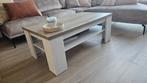 Witte salontafel, Huis en Inrichting, Tafels | Salontafels, Ophalen, Strak, Gebruikt, 100 tot 150 cm