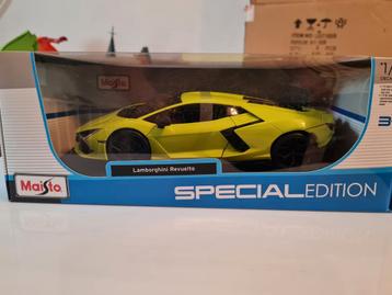 Lamborghini Revuelto Lime groen 1:18 ( Maisto) beschikbaar voor biedingen