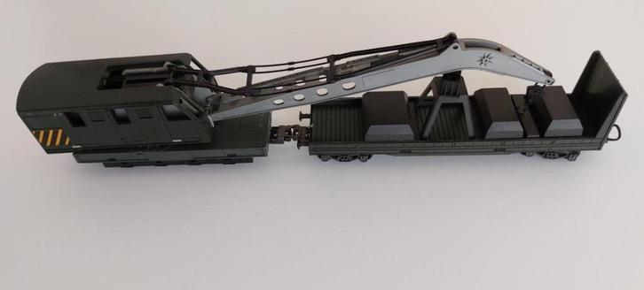 LIMA 309059 HO - Kraanwagen met bijwagen/Wagon grue + wagon, Hobby en Vrije tijd, Modeltreinen | H0, Gebruikt, Wagon, Gelijkstroom
