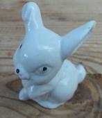 Porseleinen beeldje konijn, Verzamelen, Beelden en Beeldjes, Ophalen of Verzenden, Gebruikt, Dier